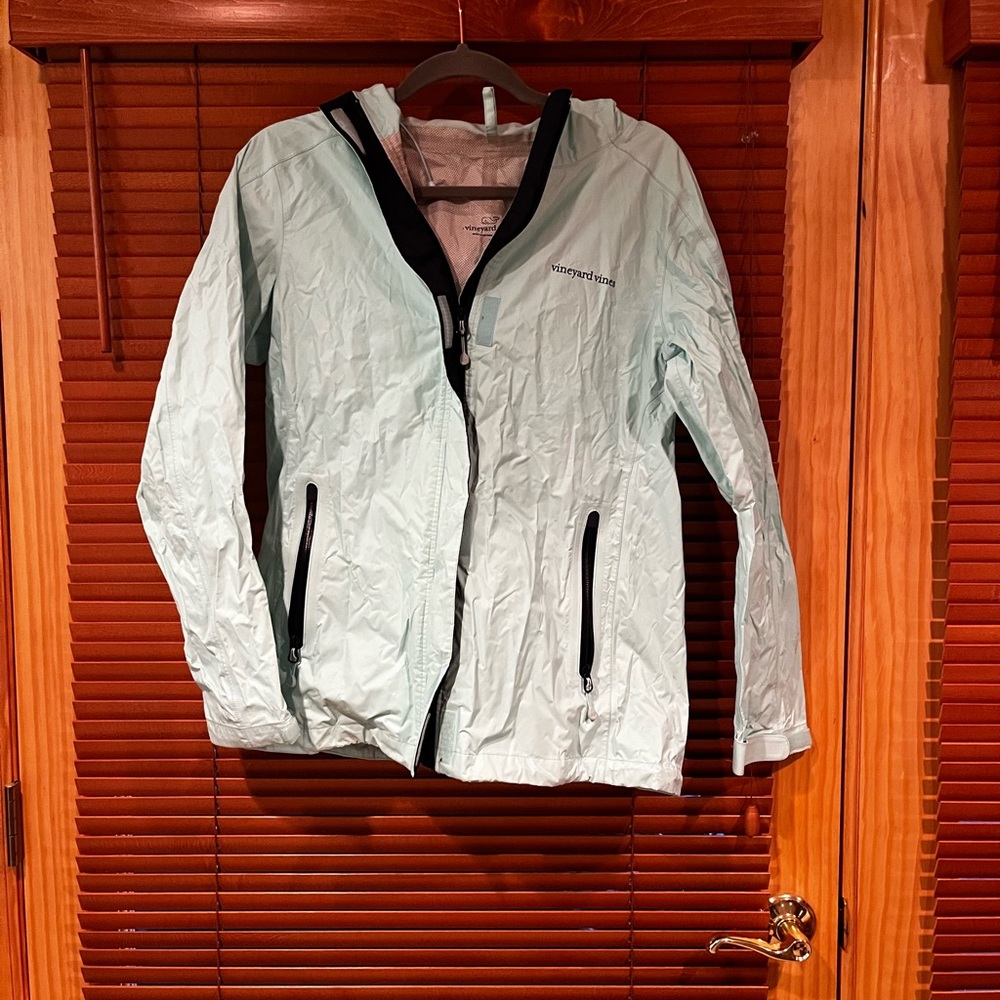 Vineyard Vines Mint and Navy Jacket